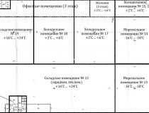 plans. Морозильный склад (от -16 до -22) Склад Санкт-Петербург, поселок Шушары, Московское шоссе, д 177 к 2К , 3 533 м2 фото 1